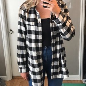 Long flannel